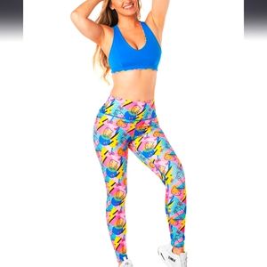 Zumba x Hello Kitty & Friends Collab Ankle Leggings Medium or Small  NWT